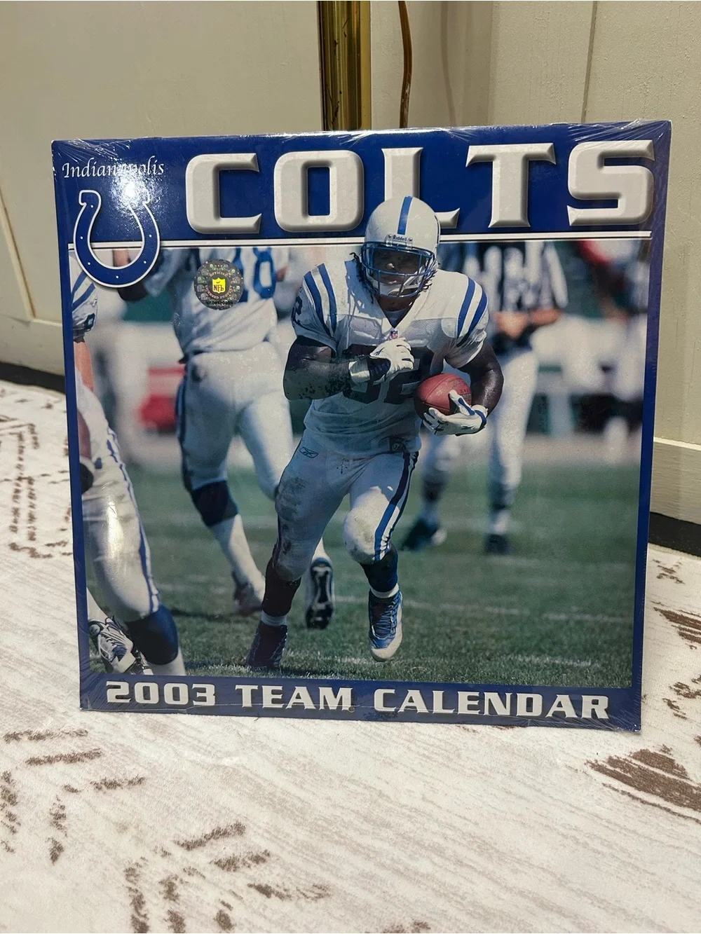Vintage 2003 Indianapolis Colts NFL Team Calendar Sealed Peyton Manning